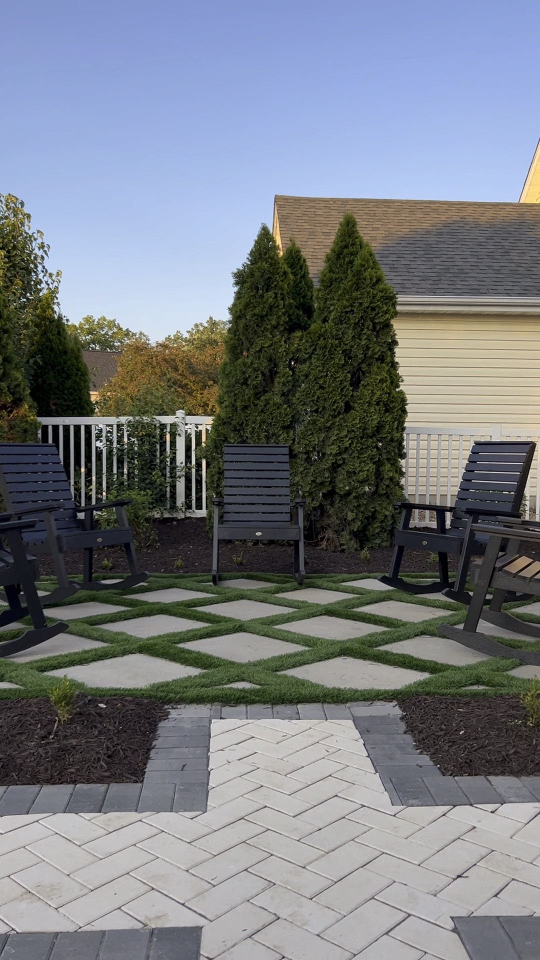 Weatherproof and kid proof polyethylene rocking chairs! Looking forward to so many memories to be made here 

#LTKSeasonal #LTKhome #LTKfamily