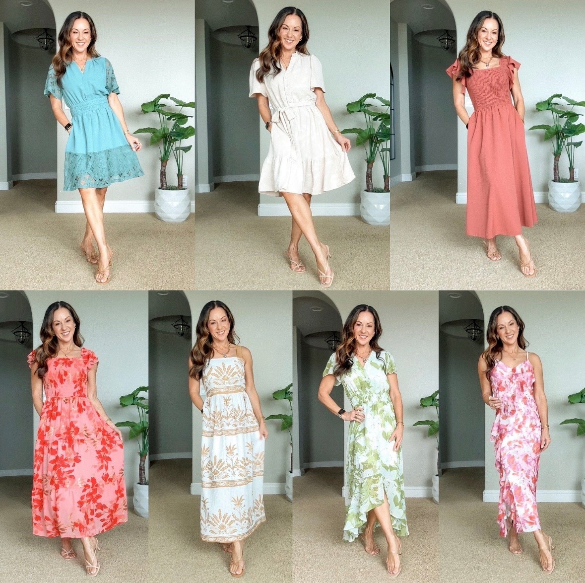 These summer dresses are perfect for weddings, vacations, brunches, baby showers, and everything in between! From breezy florals and feminine details to flattering midi and maxi silhouettes, these dresses make getting dressed easy while still looking polished. So many beautiful colors and prints that will carry you through the entire season.

Summer dresses, Wedding guest dress, Floral dress, Vacation outfit, Baby shower dress, Brunch outfit, Maxi dress, Midi dress, Summer fashion, Feminine style, Resort wear, EverydayHolly

#LTKSeasonal #LTKOver40 #LTKPetite