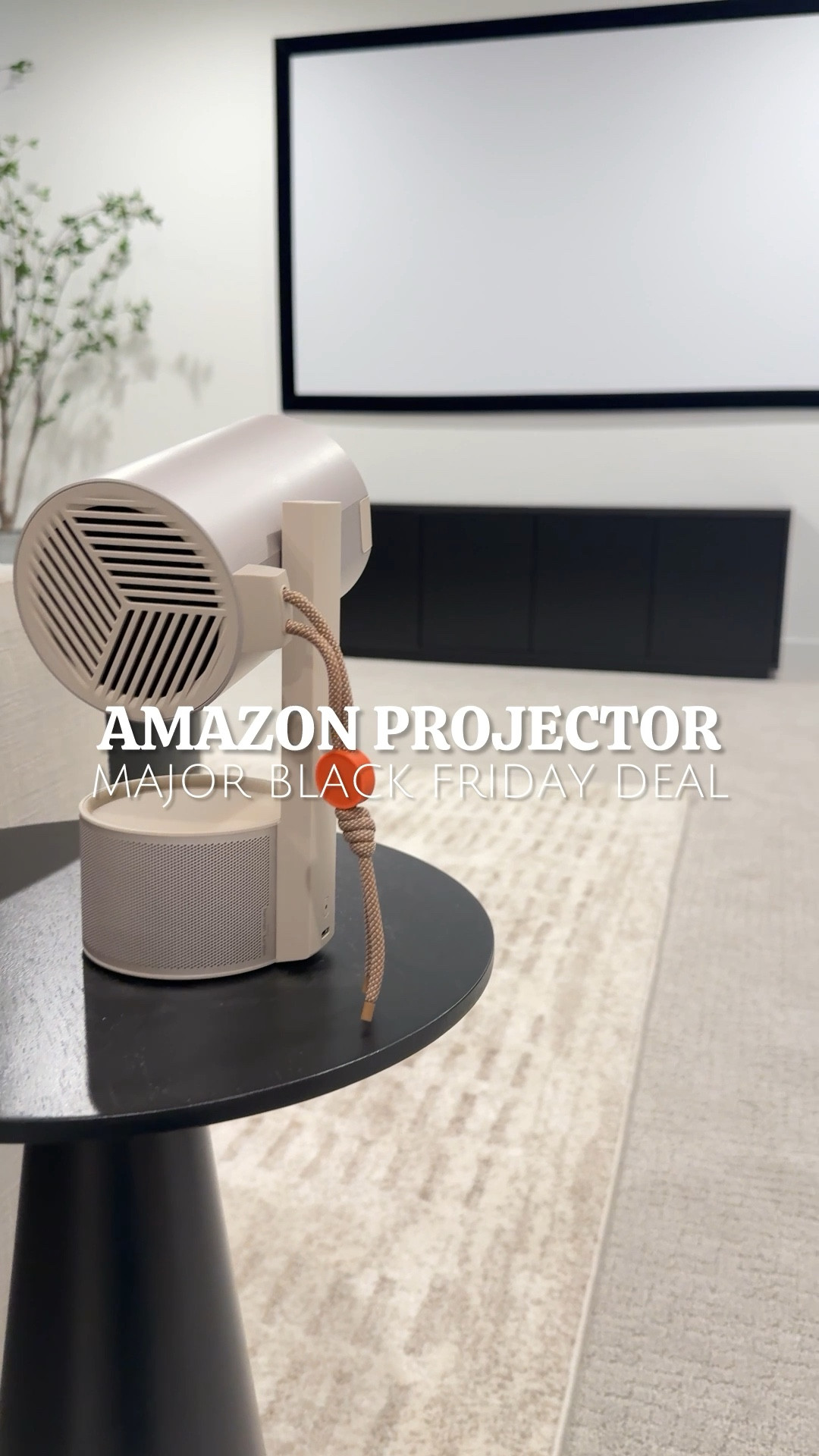 My favorite smart projector is on major sale for Black Friday! 🎉 No outlet needed—just connect it to a power bank. It features a built-in adjustable stand and automatic obstacle avoidance for effortless setup anywhere! 🙌

#LTKCyberWeek #LTKWatchNow #LTKSaleAlert