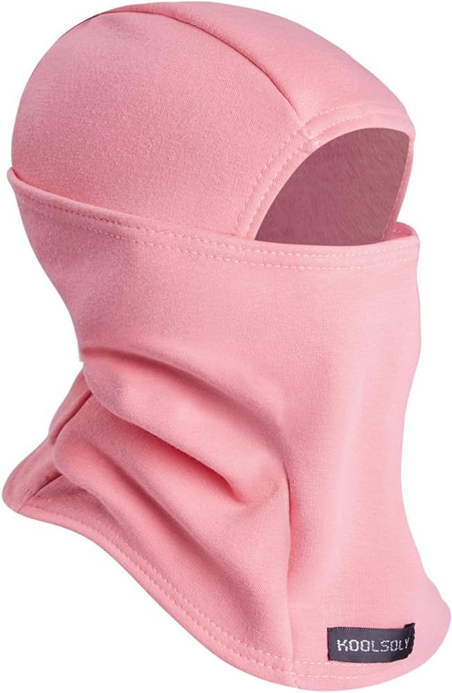 KOOLSOLY Kids Balaclava Face Mask, Winter Hat Face Warmer for Cold Weather Ski Mask for Boys Girl... | Amazon (US)