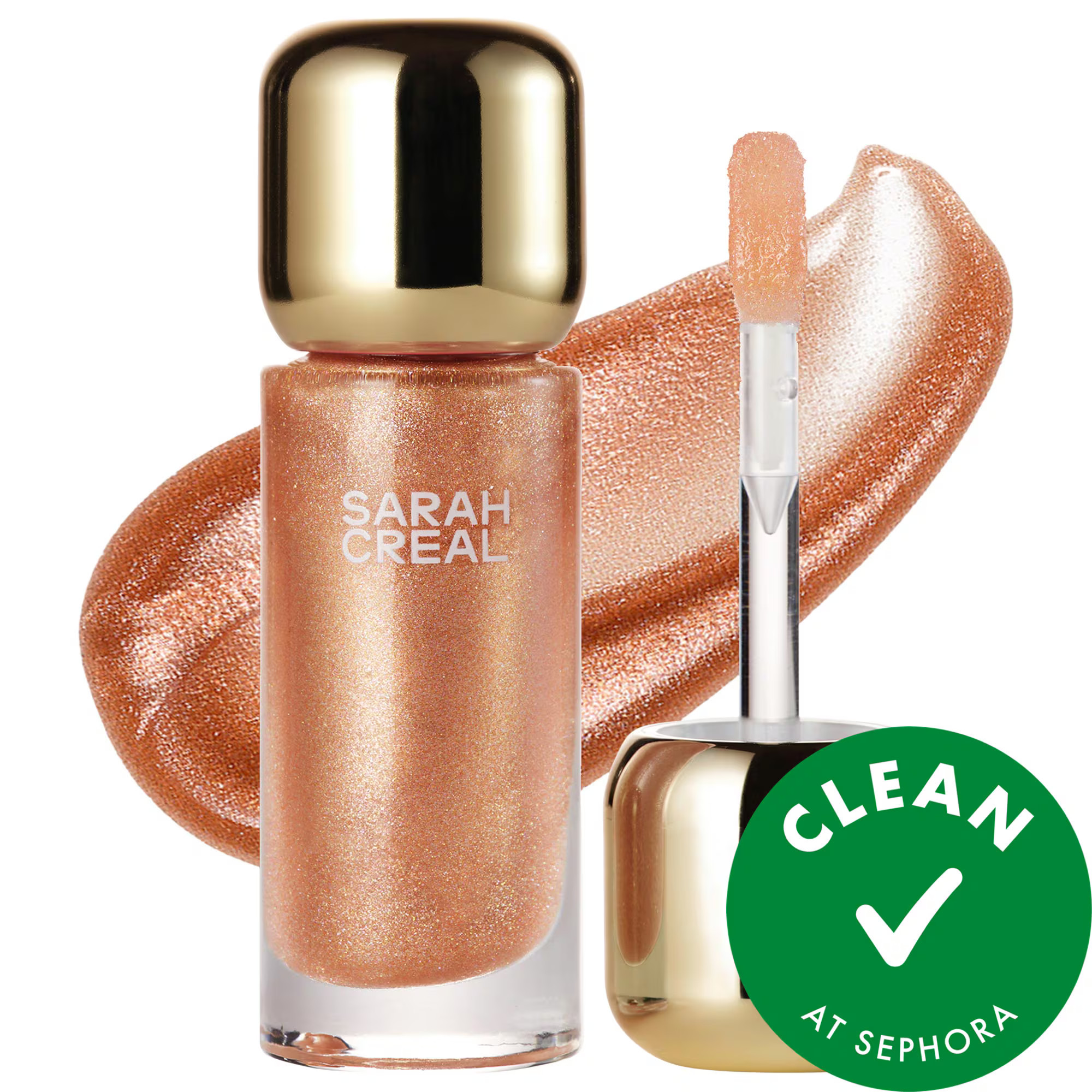 Sarah Creal No Further Questions High Glide Peptide Lip Gloss On Top 0.2 fl. oz./6 ml | Sephora (US)