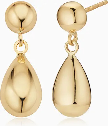 10K Gold Dripping Gold Drop Earrings | Nordstrom