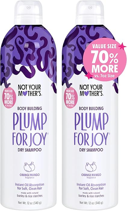 Not Your Mother's Value Size Plump for Joy Jumbo Dry Shampoo (2-Pack) - 12 oz Each - 70% More to ... | Amazon (US)