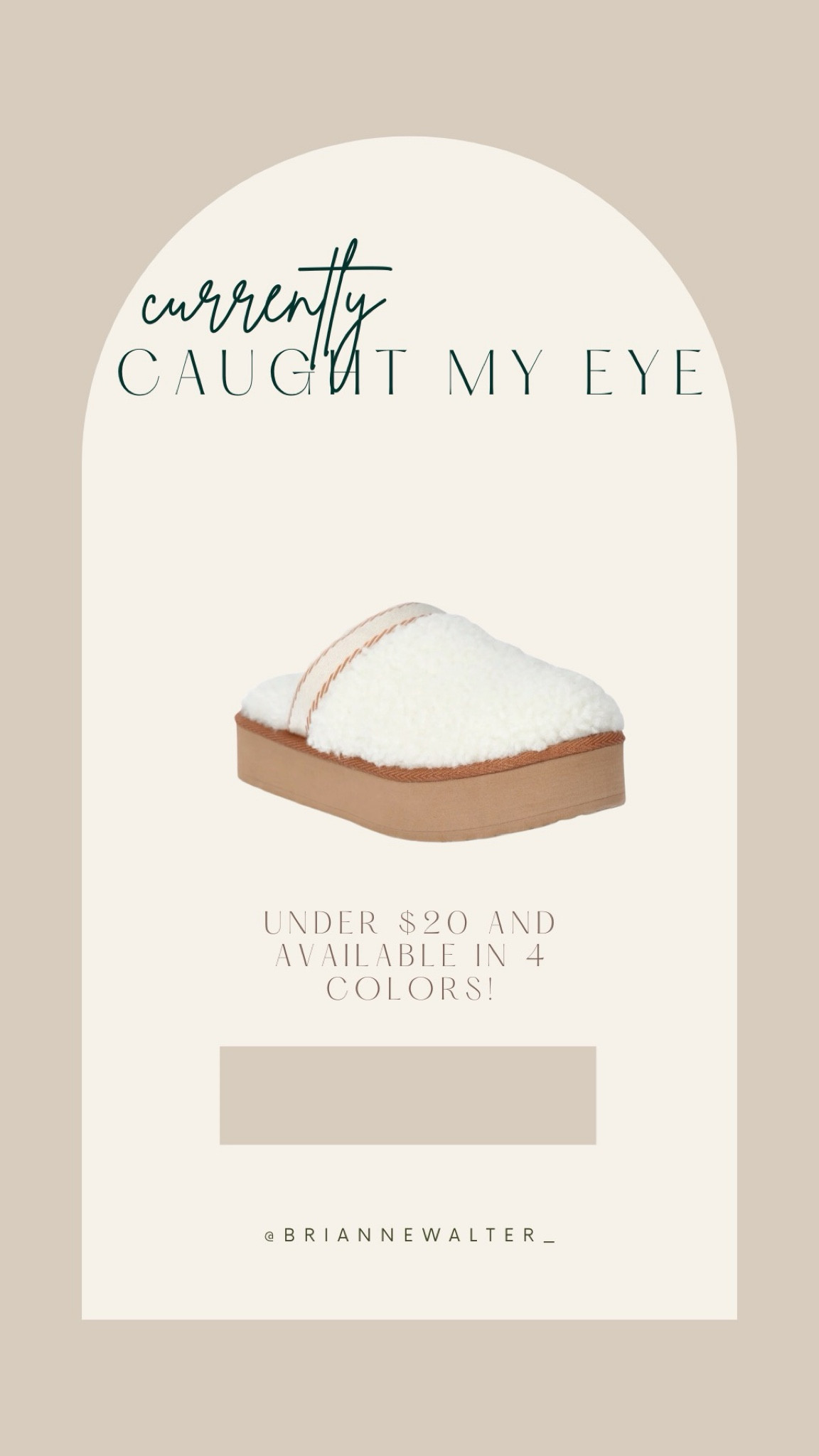 RUUUN!
These women’s teddy fleece platform clog slippers are under $20! They’re already selling out and are available in 4 colors: white, brown, black or tan!

Walmart find, Walmart finds, Walmart, affordable, find of the day, slippers, clogs, gift guide for her, great gift idea, holiday, Christmas, stocking stuffer 

#LTKSaleAlert #LTKGiftGuide #LTKStyleTip