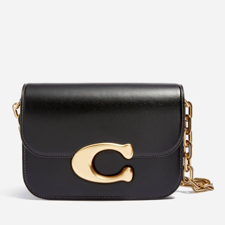 Coach Idol Luxe Leather Shoulder Bag | Coggles (Global)