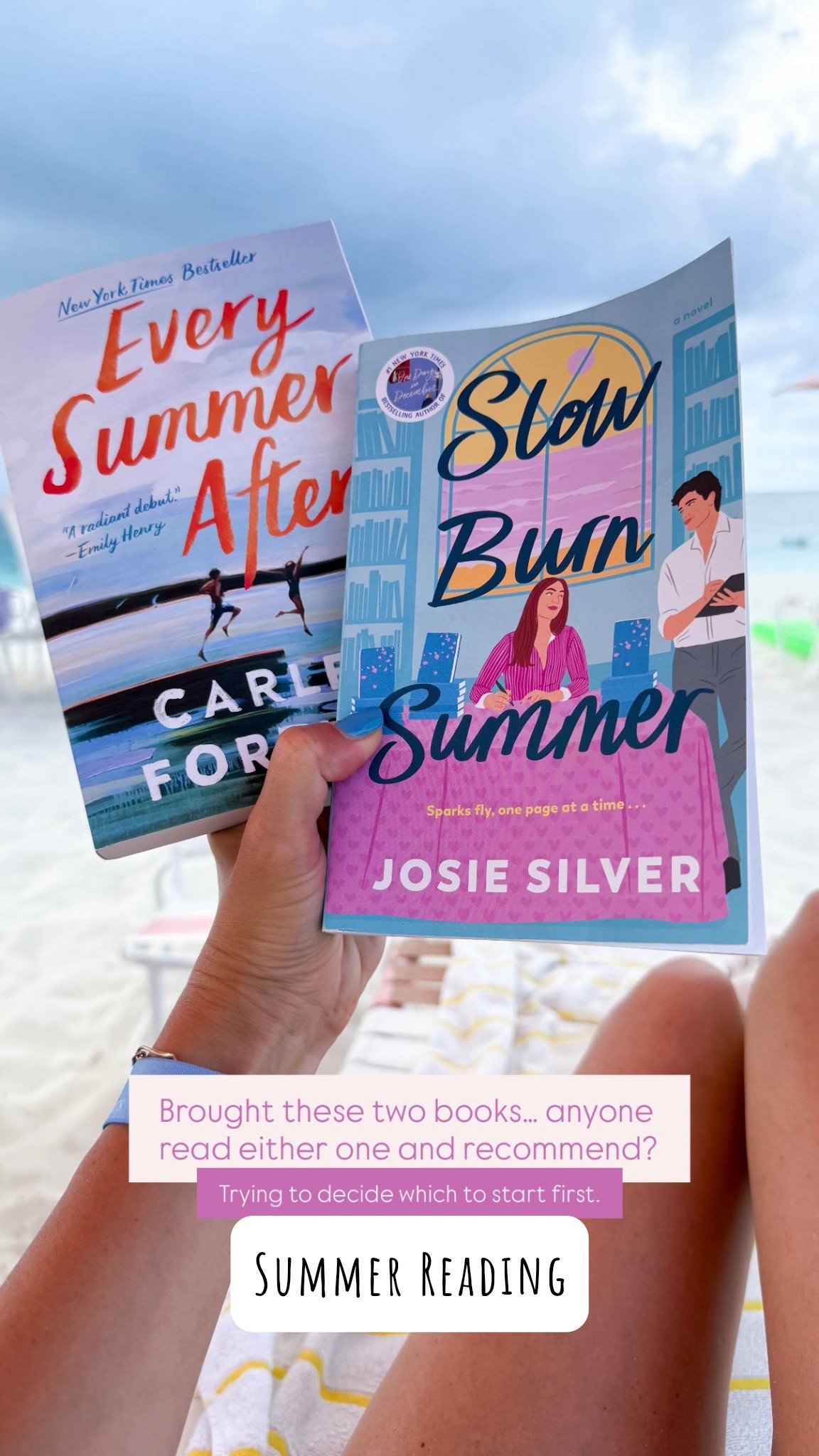 Brought these two books on vacation! Should I read Every Summer After or Slow Burn Summer first? 




#LTKTravel