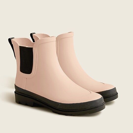 Short lug-sole rain boots | J.Crew US