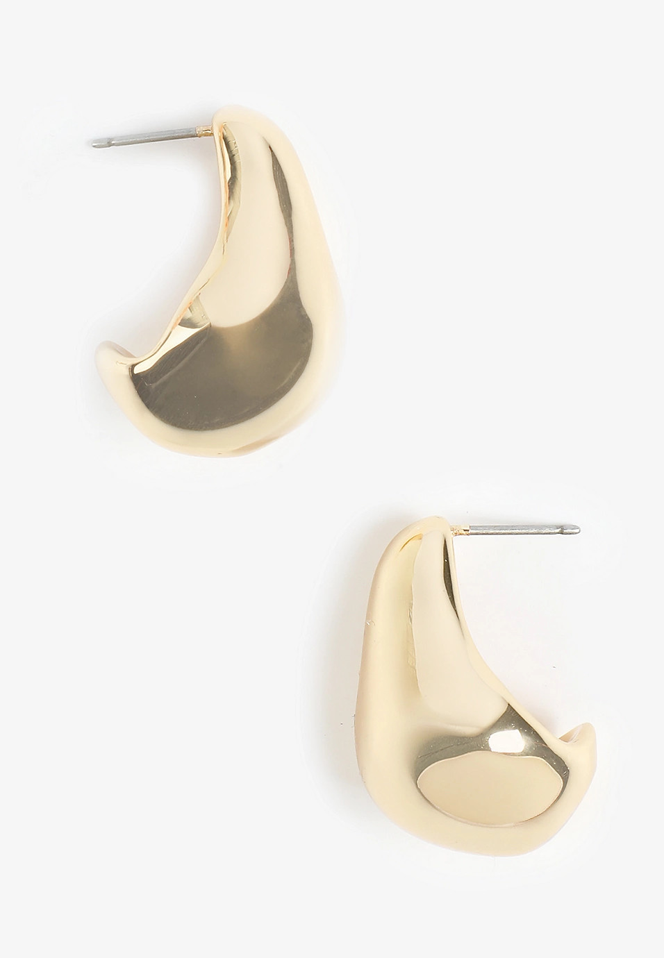 Gold Sculptural Stud Earrings | Maurices