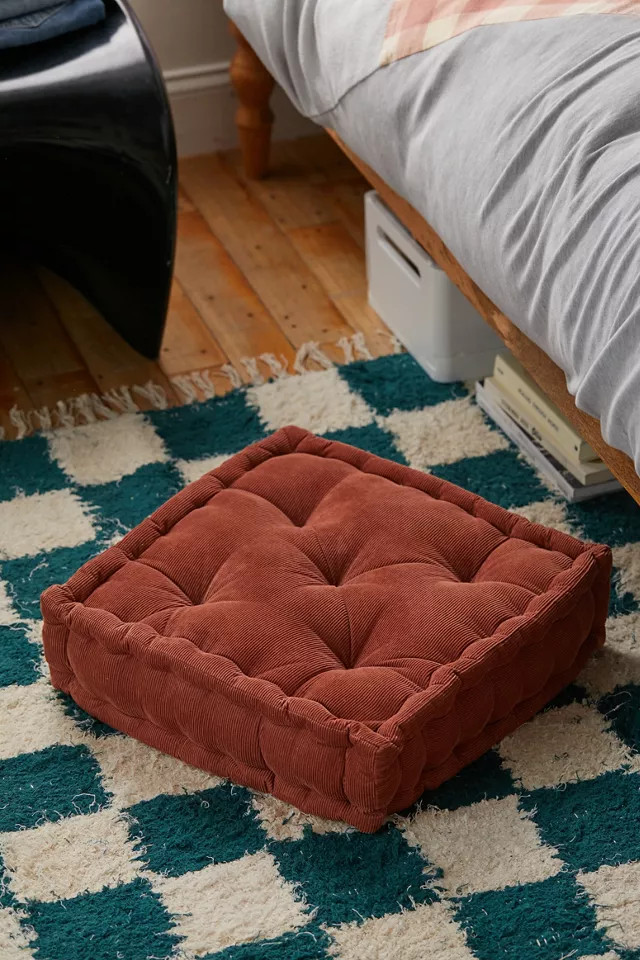 Washed Corduroy Floor Pillow | Urban Outfitters (US and RoW)