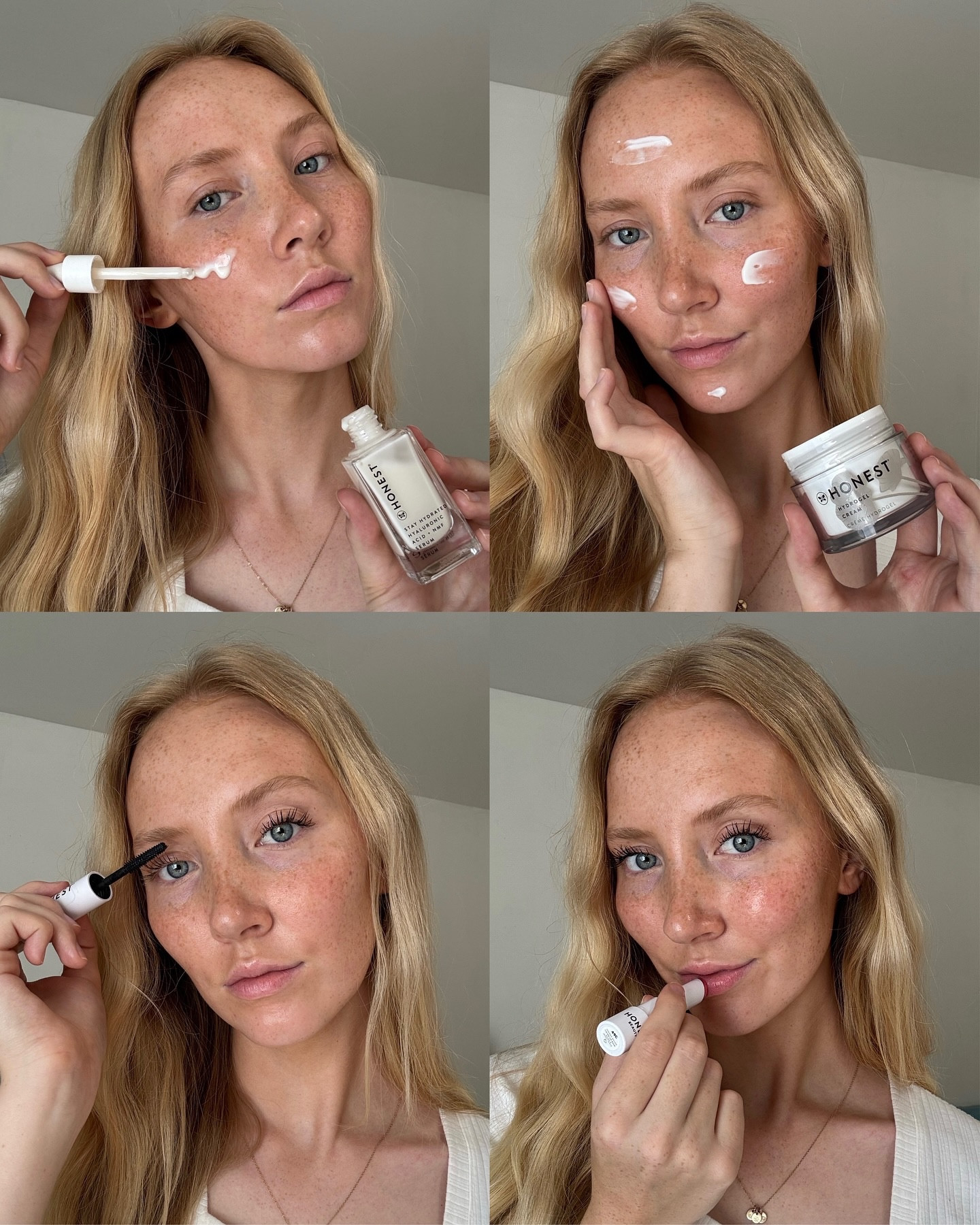 my everyday makeup routine as a sahm!
1. Hyaluronic Acid Serum (pairs perfectly with hydrogel cream)
2. Hydrogel Cream (best moisturizer ever!!)
3. Extreme Length Mascara (makes my eyelashes appear so long)
4. Tinted Lip Balm (summer melon & plum is my fav)

something that is SO important to me is ✨clean ingredients✨ that’s why i absolutely LOVE honest beauty! not only are their products made with clean ingredients, but they work so well!  

#cleangirlaesthetic #cleanmakeup #sahm #everydaylook #grwm #glassskin #glowymakeuplook

#LTKmomlife #LTKgrwm #LTKBeauty