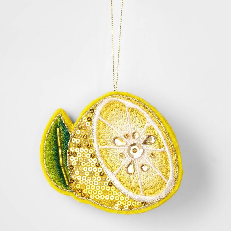 Felt Lemon Christmas Tree Ornament - Wondershop™ | Target