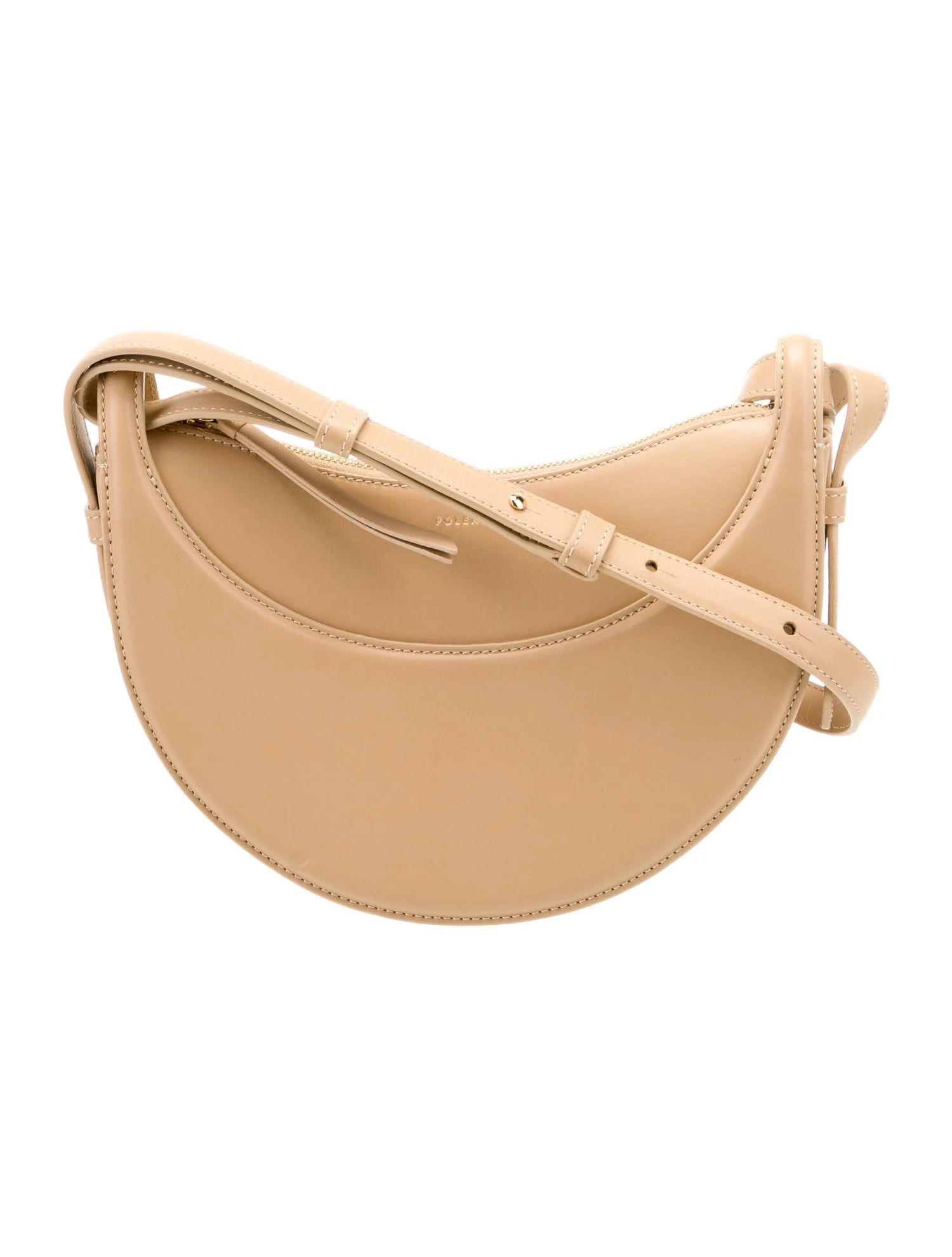 Solid Leather Crossbody Bag | The RealReal