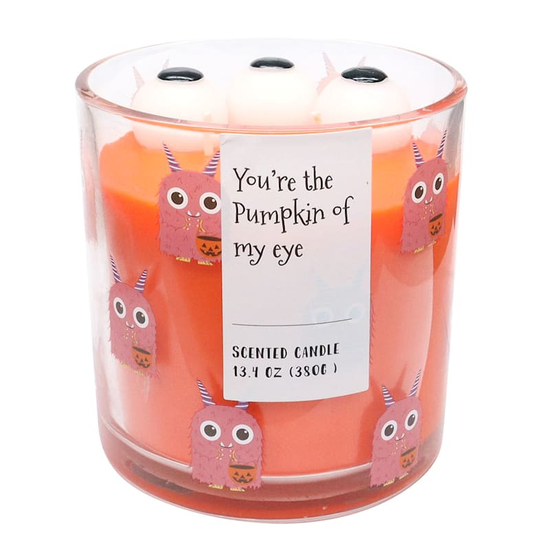 Tricky Treats Monster Eye Scented Jar Candle, 13.4oz | At Home