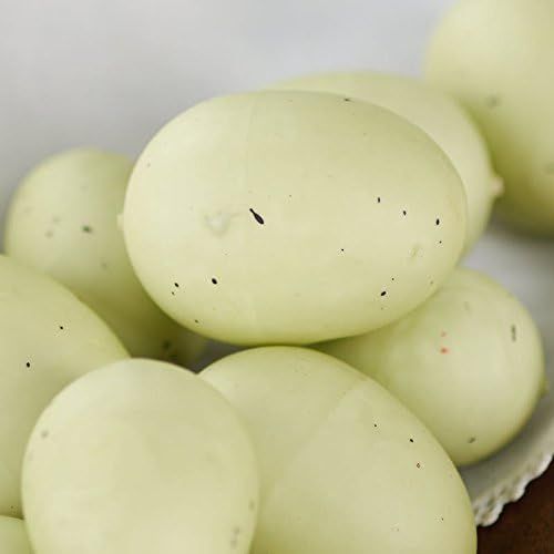 Factory Direct Craft Package of 36 Pastel Green Speckled Easter Faux Eggs Easter Eggs for DIY Spr... | Amazon (US)
