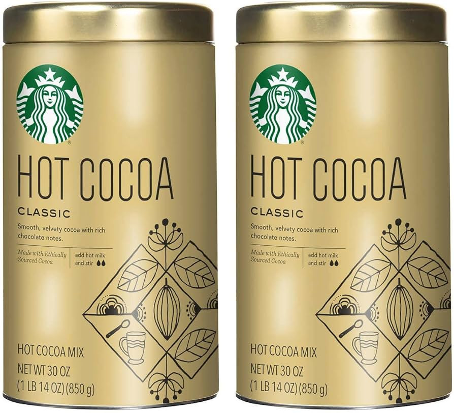 Starbucks Classic Hot Cocoa, 30 Ounce (Pack of 2) | Amazon (US)