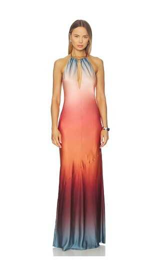 Marie Gown in Orange Blue Ombre | Revolve Clothing (Global)