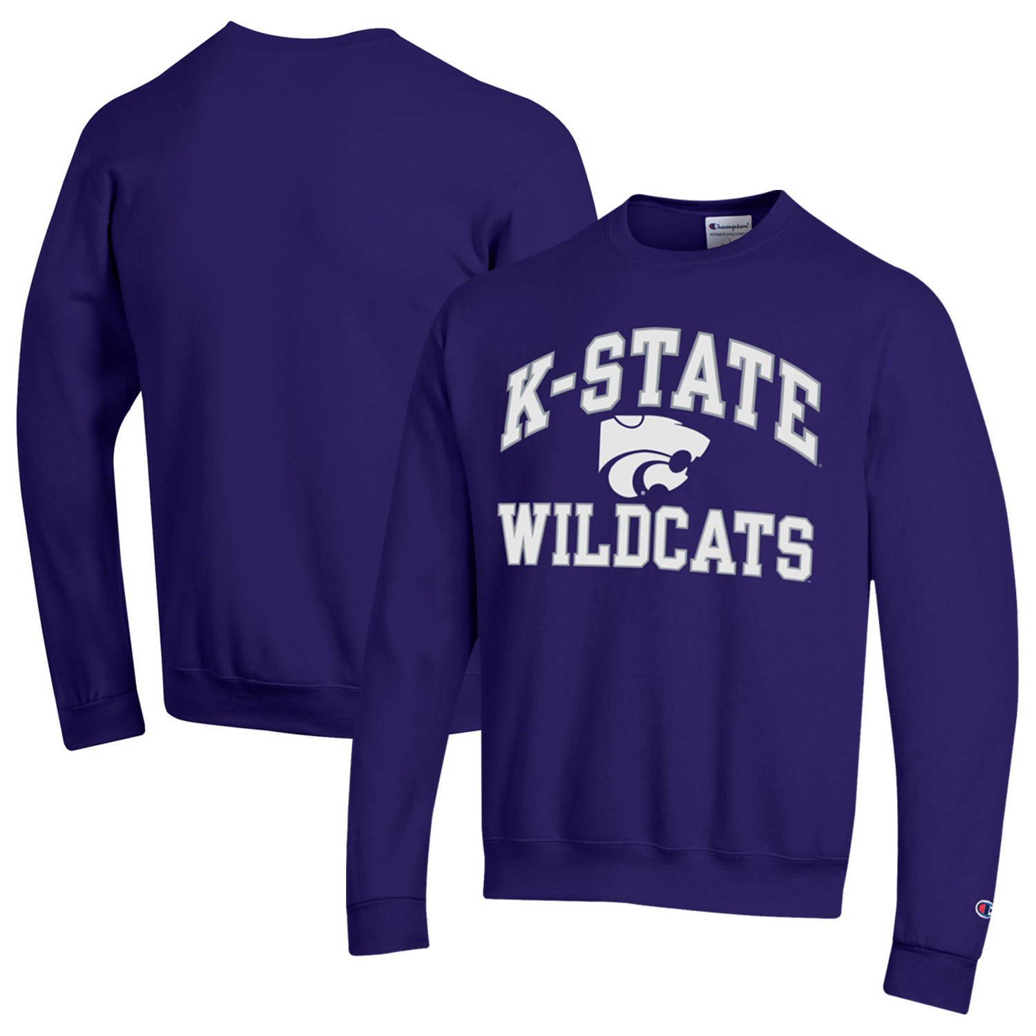 Men's Champion Purple Kansas State Wildcats High Motor Pullover Sweatshirt | Fanatics