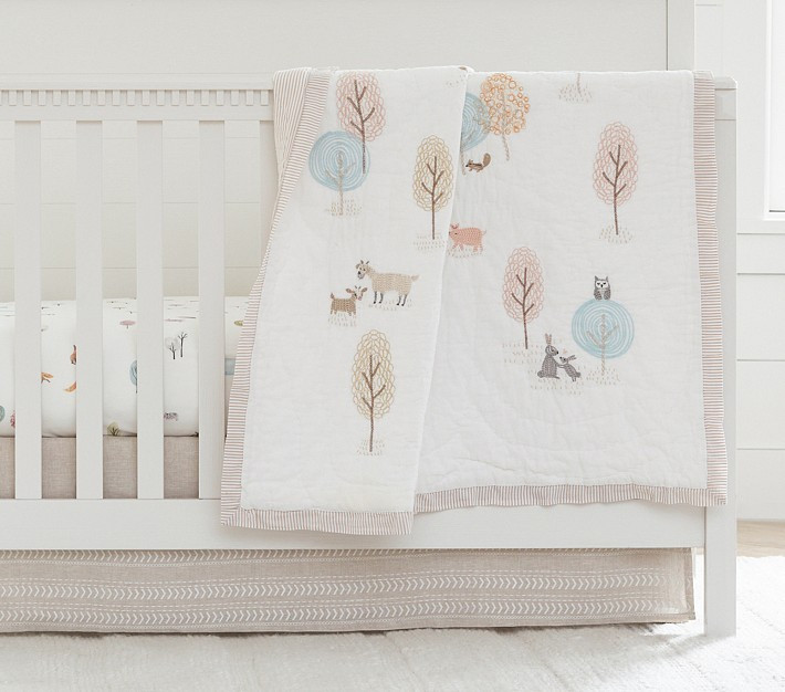 Dakota Woodland Baby Quilt | Pottery Barn Kids