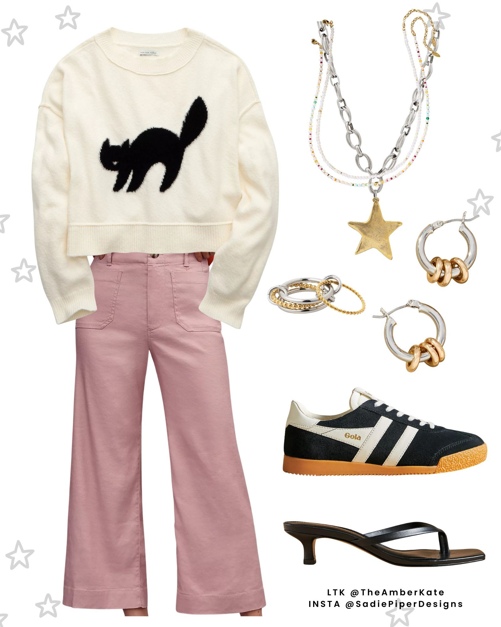 american eagle black cat sweater is perfect for halloween outfit ideas for teachers! paired it with pink pants from anthropologie but you could also do black pants. 

 

#LTKMidsize #LTKStyleTip #LTKWorkwear