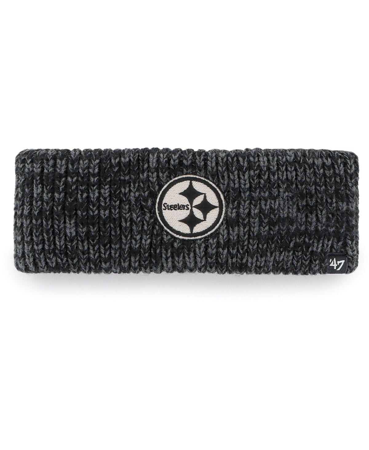 Women's '47 Pittsburgh Steelers Team Meeko Headband - Black | Macy's