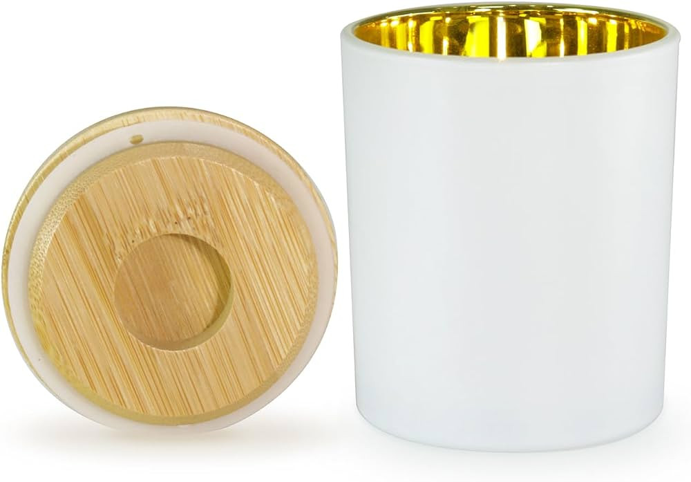 Aroparc Candle Jars 10oz with Lid, Elegant Gold Interior Wholesale Candle Jars for Candle Making ... | Amazon (US)