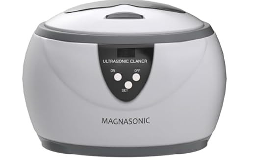 Magnasonic Professional Ultrasonic Jewelry Cleaner with Digital Timer and 20z Stainless Steel Tan... | Amazon (US)