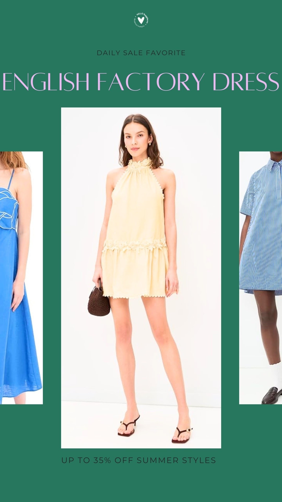 These English Factory dresses are giving effortless summer style. 💛 Plus, summer styles are up to 35% off, making it the perfect excuse to treat yourself!

#LTKootd #LTKSaleAlert #LTKOver40