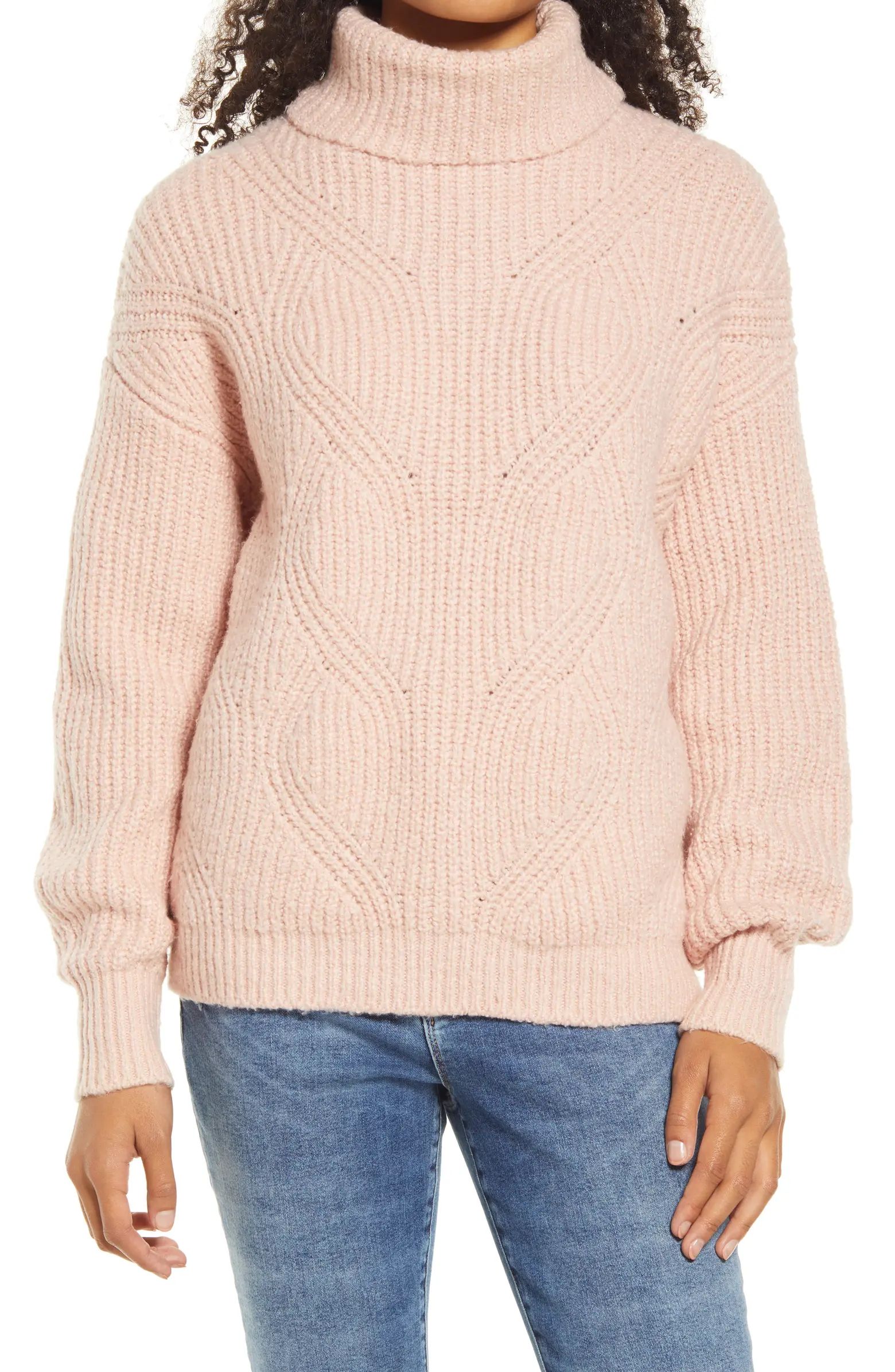 Cable Turtleneck Sweater | Nordstrom