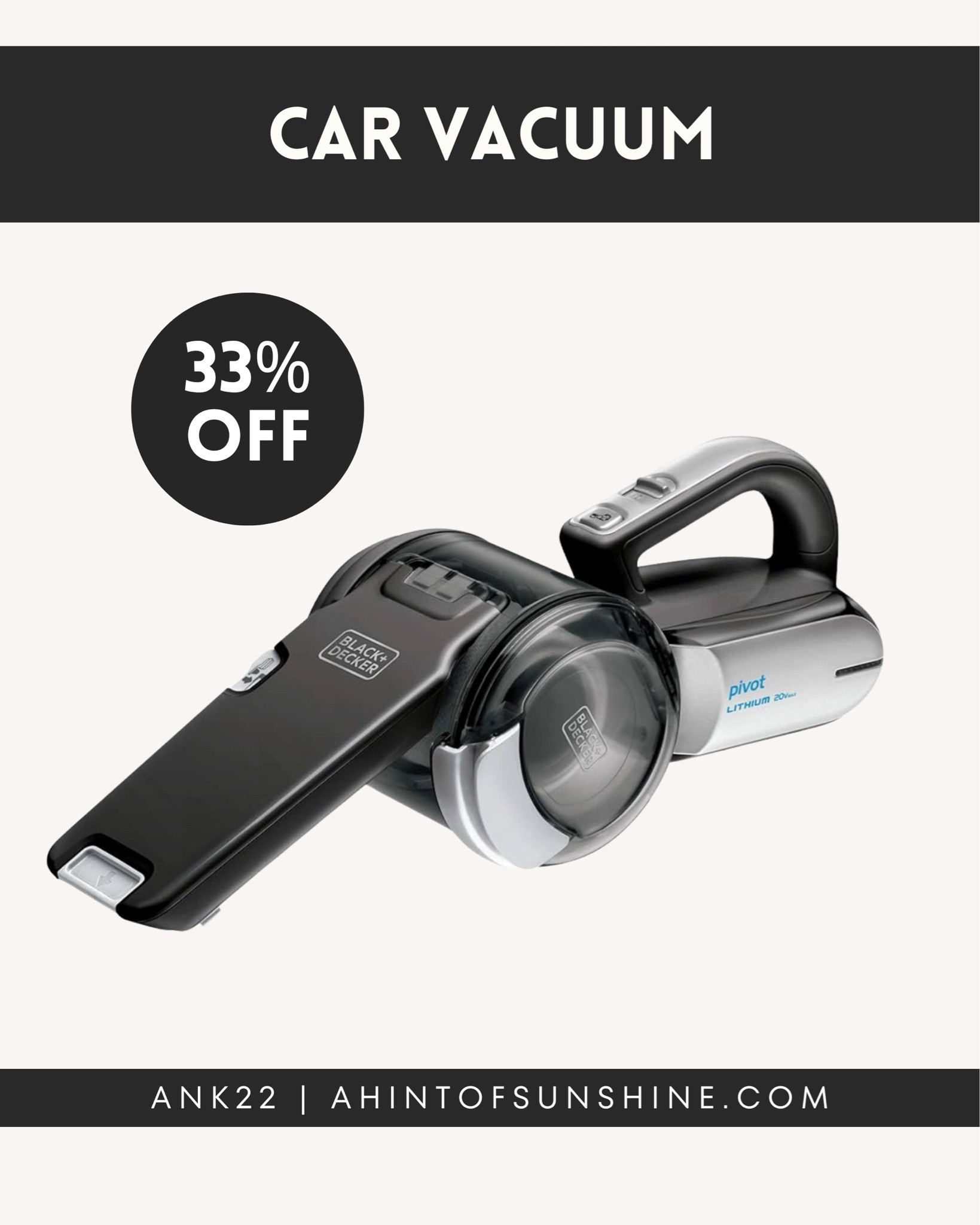 Car vacuum on sale … because kids are messy. 🖤

#LTKFindsUnder100 #LTKCyberWeek #LTKSaleAlert