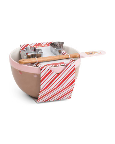 Figural Gingerbread House Mixing Bowl Set | TJ Maxx