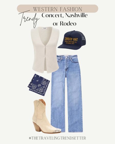 Trendy, rodeo fashion, cowboy hat, cowboy, trucker, hat, fringe bag, gold, hoops, booties, boots, cowgirl, cowboy, jeans, shorts, spring outfit, concert outfit, Nashville outfit, radio outfit, trendy country, concert, outfit, music festival, spring outfit, summer outfit, white blouse, travel outfit, western BoHo chic hippie

#LTKfindsunder50 #LTKsalealert #LTKfindsunder100