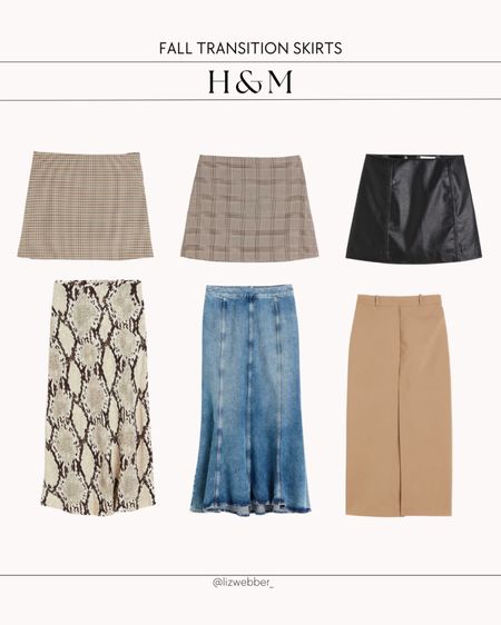 Fall transition skirts I’m loving from H&M 🍂

H&M finds, skirts, maxi skirt, midi skirt, mini skirt 

#LTKFind #LTKstyletip