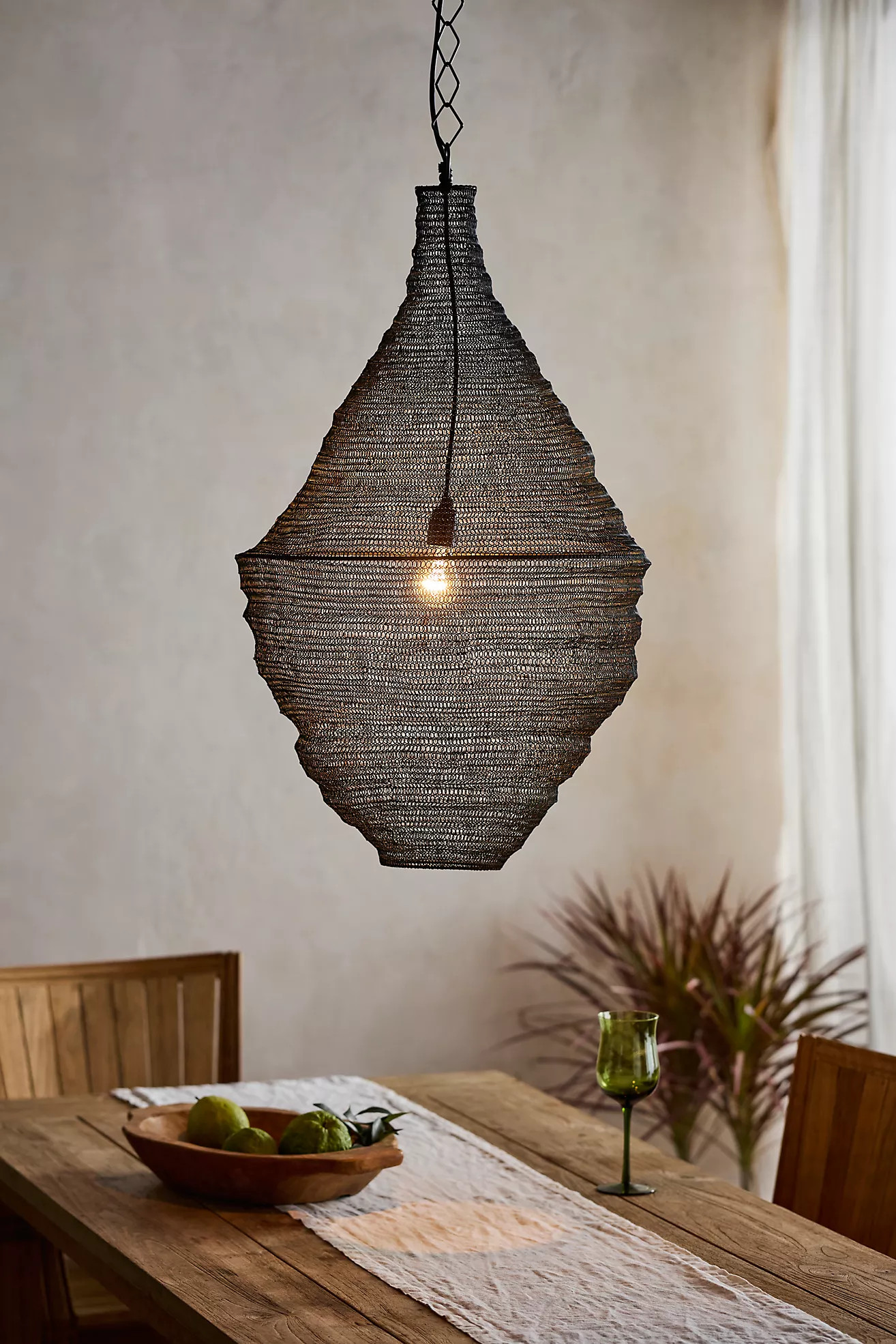 Iron Mesh Chandelier, Hive | Anthropologie (US)