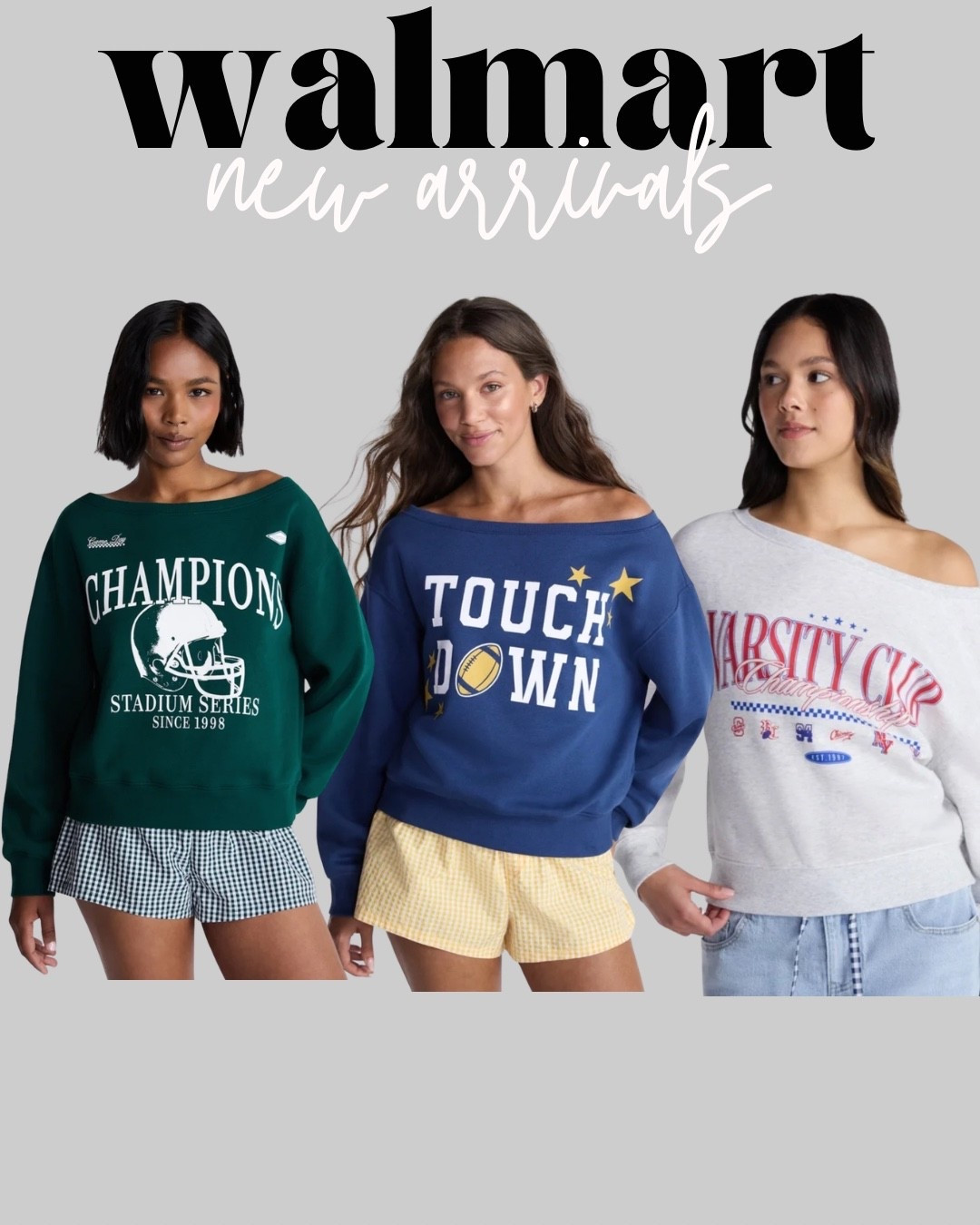 New $14 off the shoulder graphic sweatshirts from Walmart!




#walmart #walmartfashion #walmartstyle #walmartfinds #outfitinspo #casualoutfit #comfy #casualstyle #summer #summerfashion #summerstyle #noboundaries #timeandtru #freeassembly #maddennyc #nfl #sweatshirt #ootd #football #summeroutfit

#LTKootd #LTKmomlife #LTKvlog