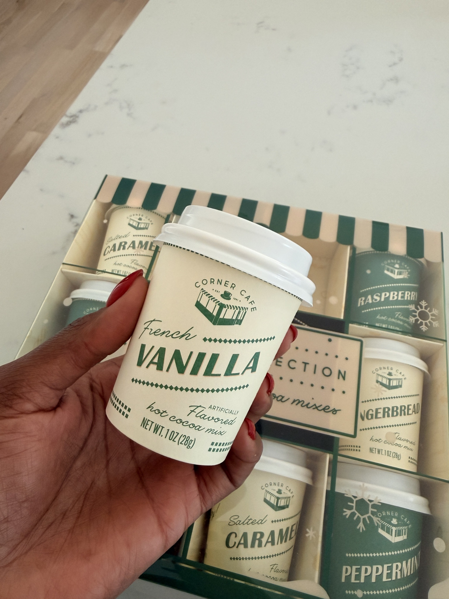 today's hot chocolate selection
 

 