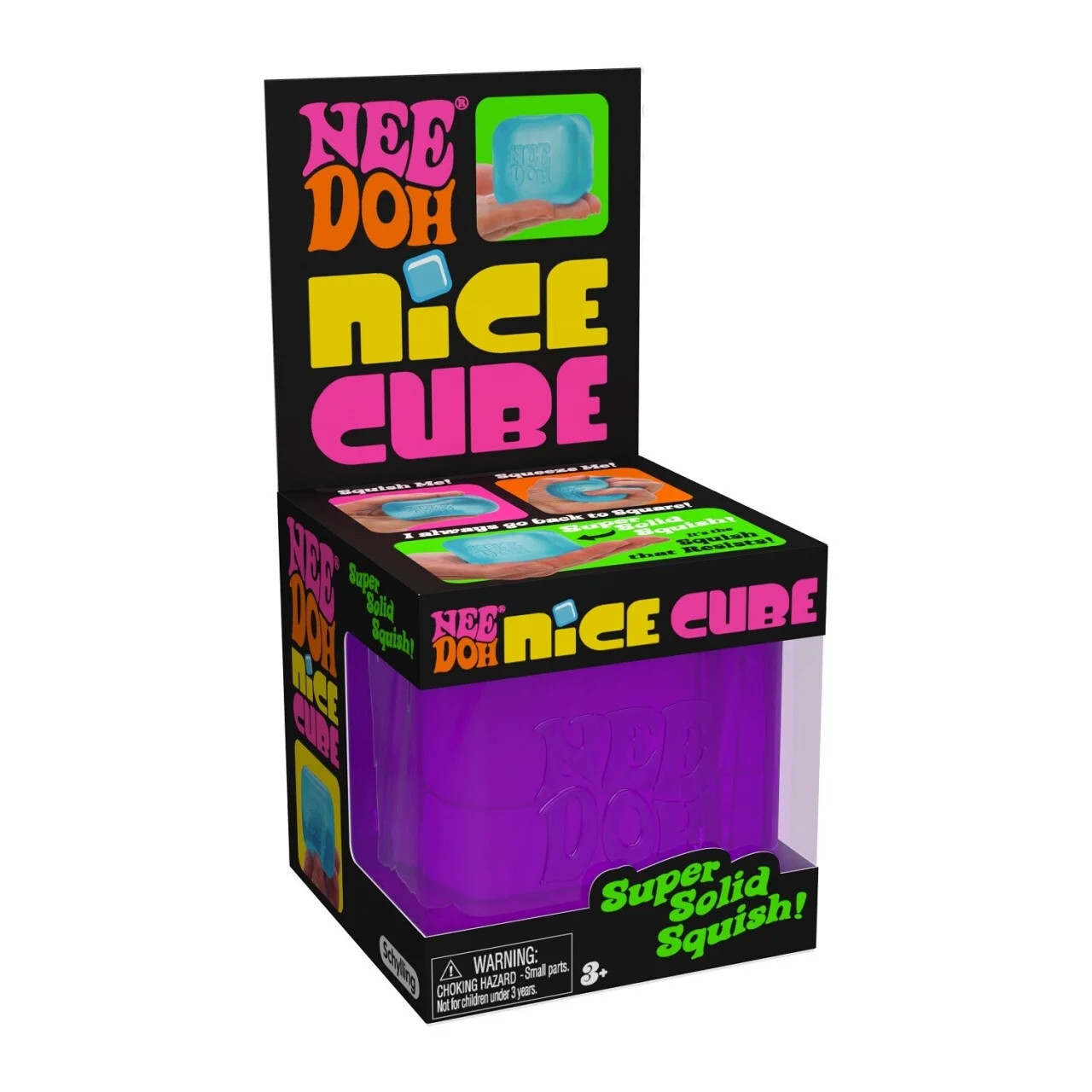 Nee Doh Nice Cube Squish Toy, Ages 3+ (1 Random Color) | Walmart (US)