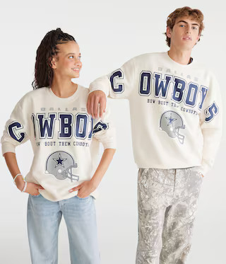 Dallas Cowboys Crew Sweatshirt | Aeropostale