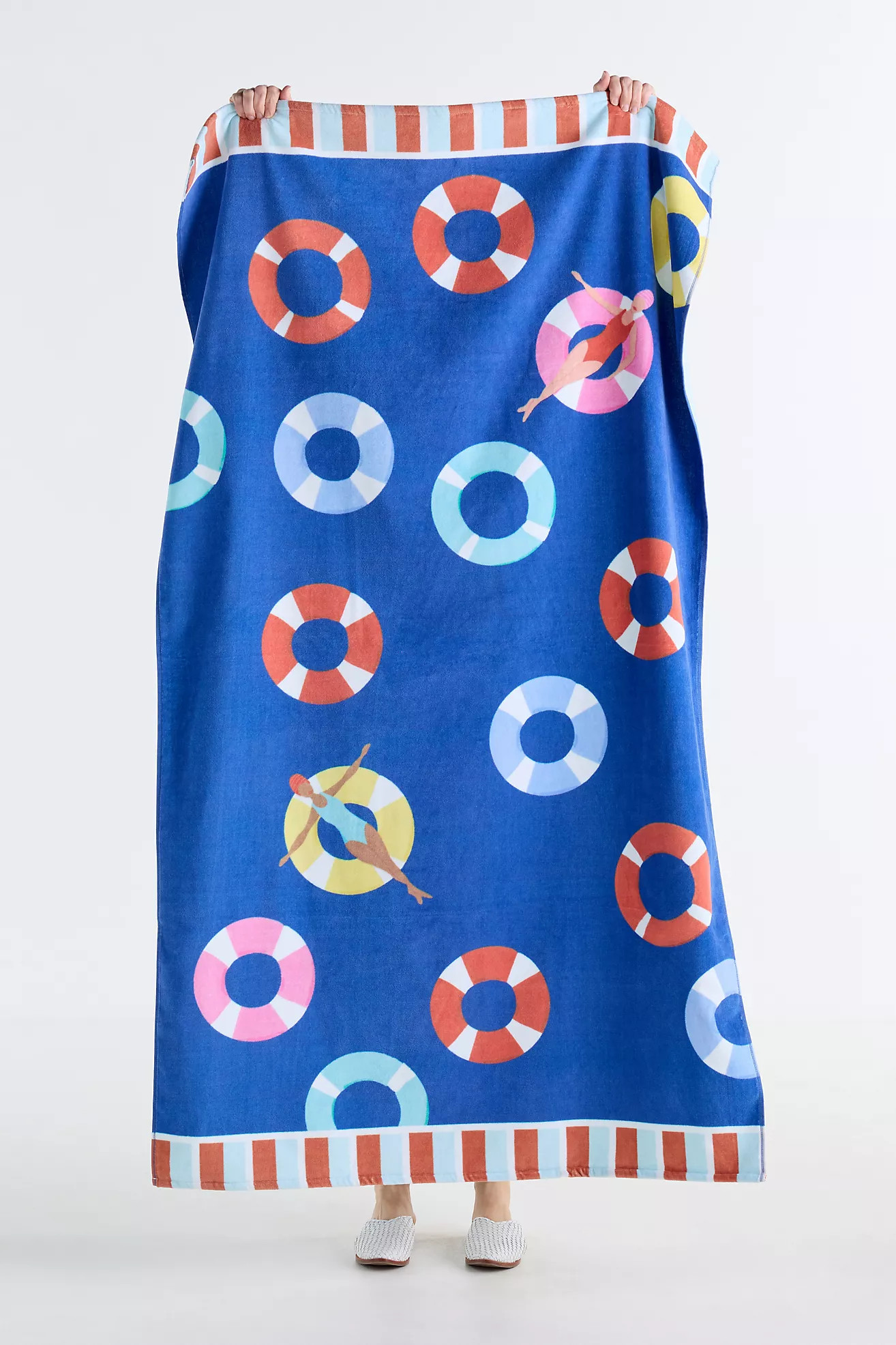 Cotton Printed Beach Towel | Anthropologie (US)