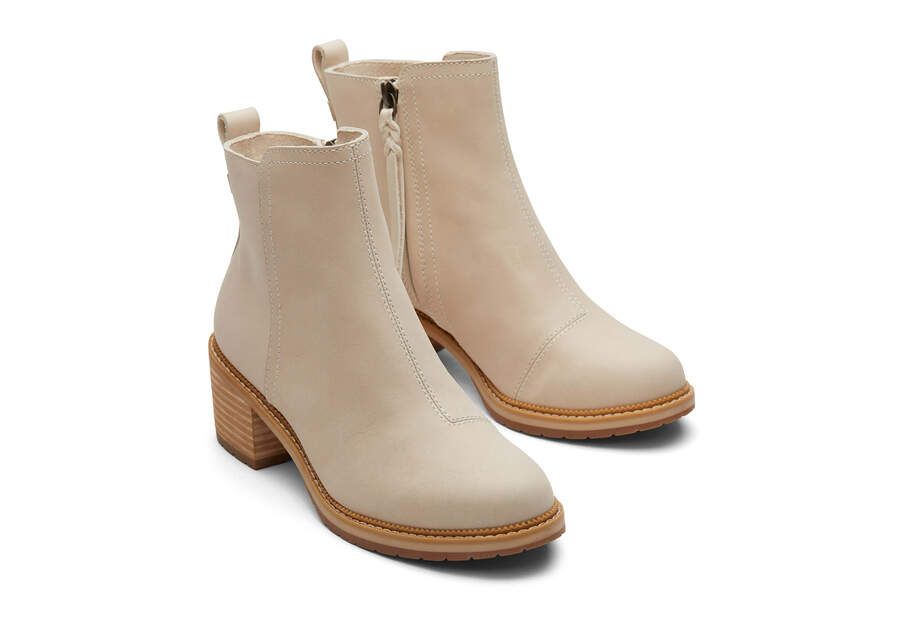Women
Marina Beige Leather Heeled Boot | Toms Americas
