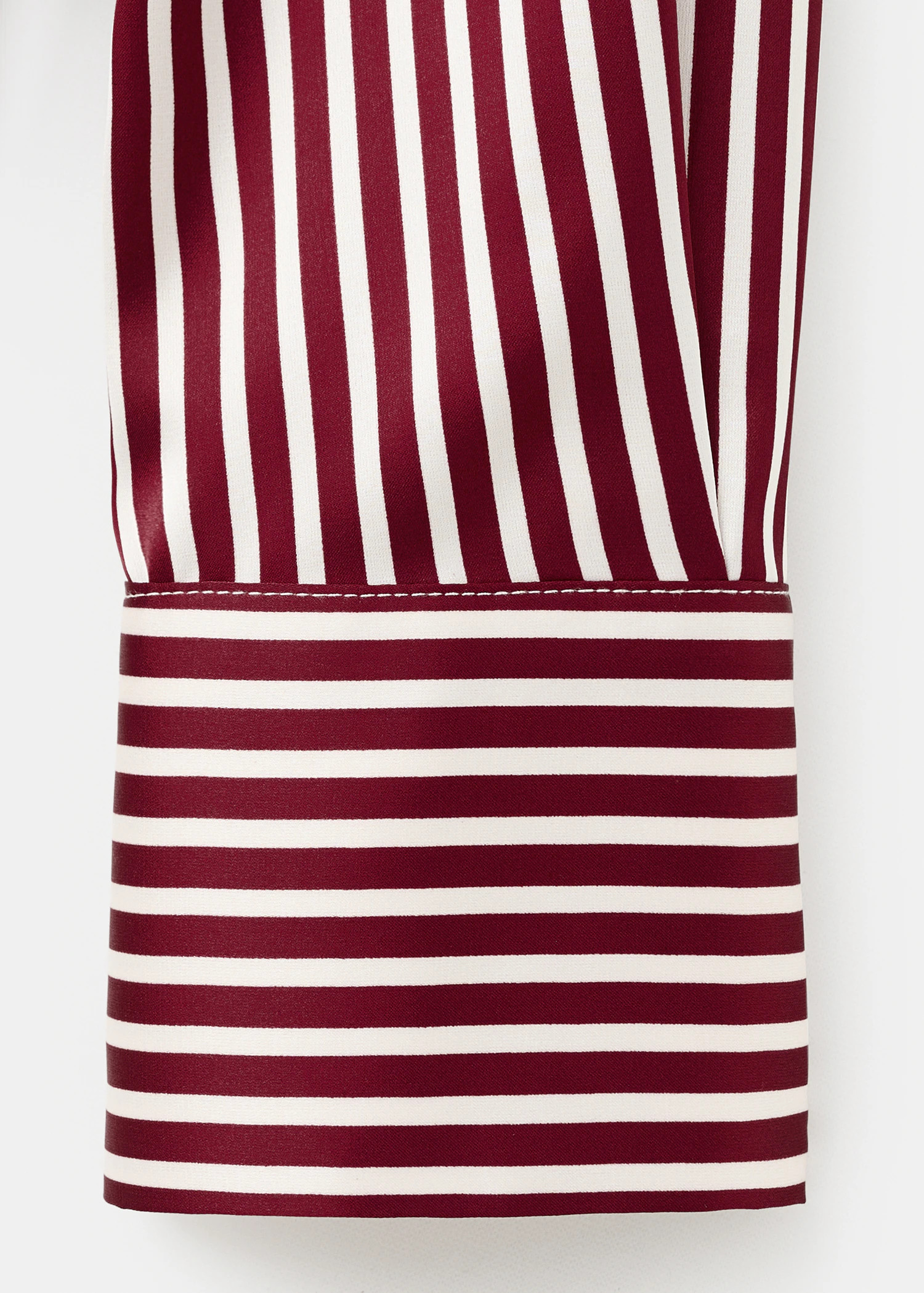 Combined striped shirt - Women | MANGO United Kingdom | MANGO (UK)