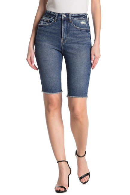 The Bermuda High Waisted Denim Shorts (Regular & Plus Size) | Nordstrom Rack