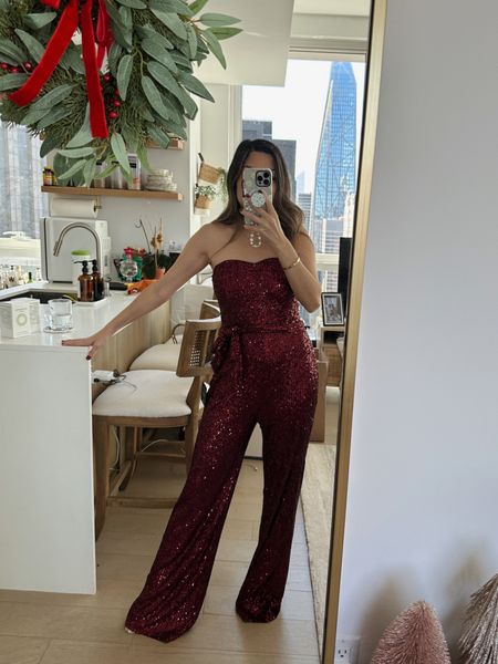 Sequin jumpsuits from lulus 

Holiday outfits, holiday look, holiday party outfit 

#LTKstyletip #LTKSeasonal #LTKHoliday