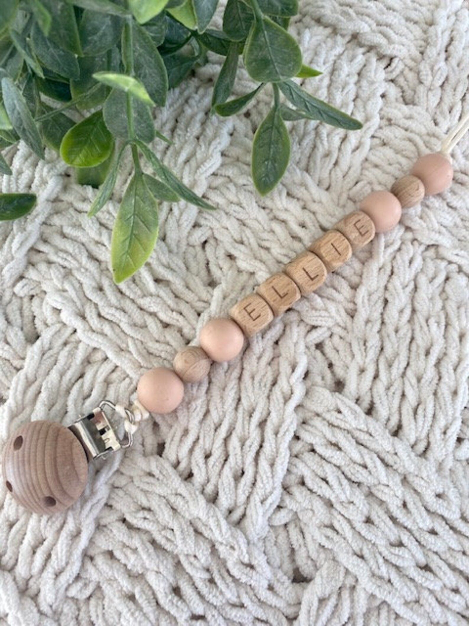 Personalized Boho Baby Girl Pacifier Clip / Custom Baby Name / | Etsy | Etsy (US)