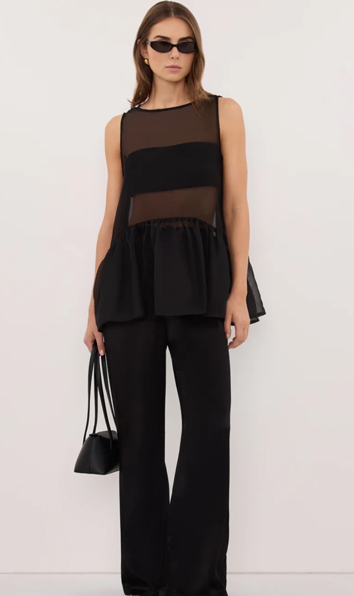 This sheer top is doing something to my brain and I like it. I would style with capris and heels and a pony 👌

#LTKgrwm #LTKootd #LTKSeasonal