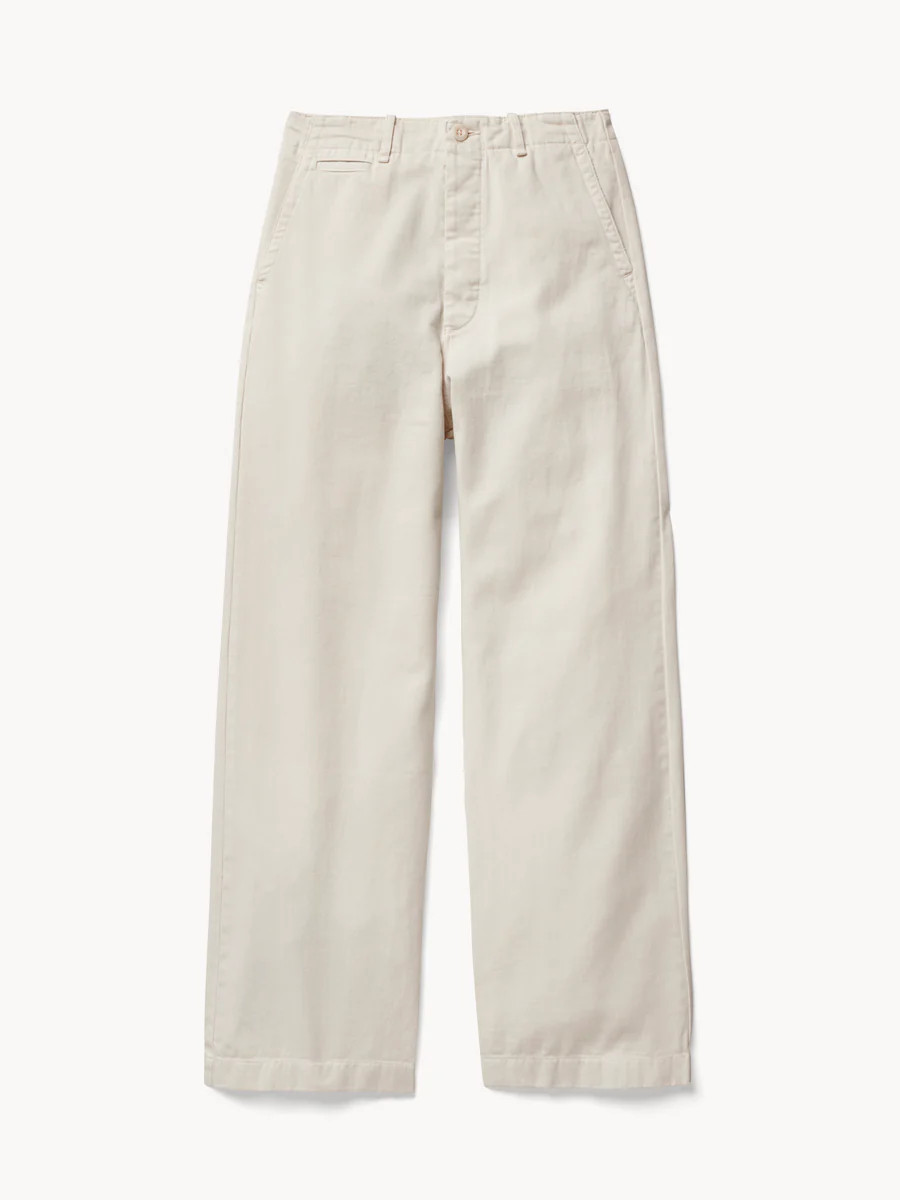 Warm White Baja Twill Field Chino - Buck Mason- Modern American Classics | Buck Mason