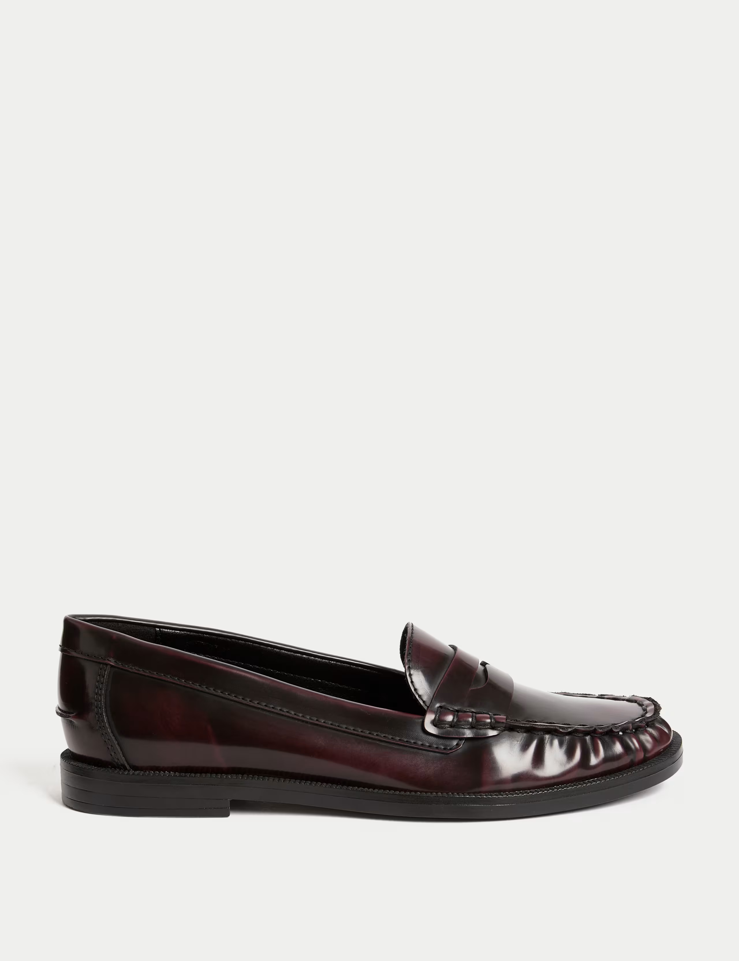 Patent Flat Penny Loafers | Marks & Spencer (UK)