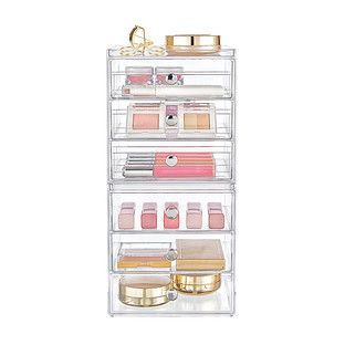 iDESIGN Clarity 3-Drawer Stacking Box Clear | The Container Store