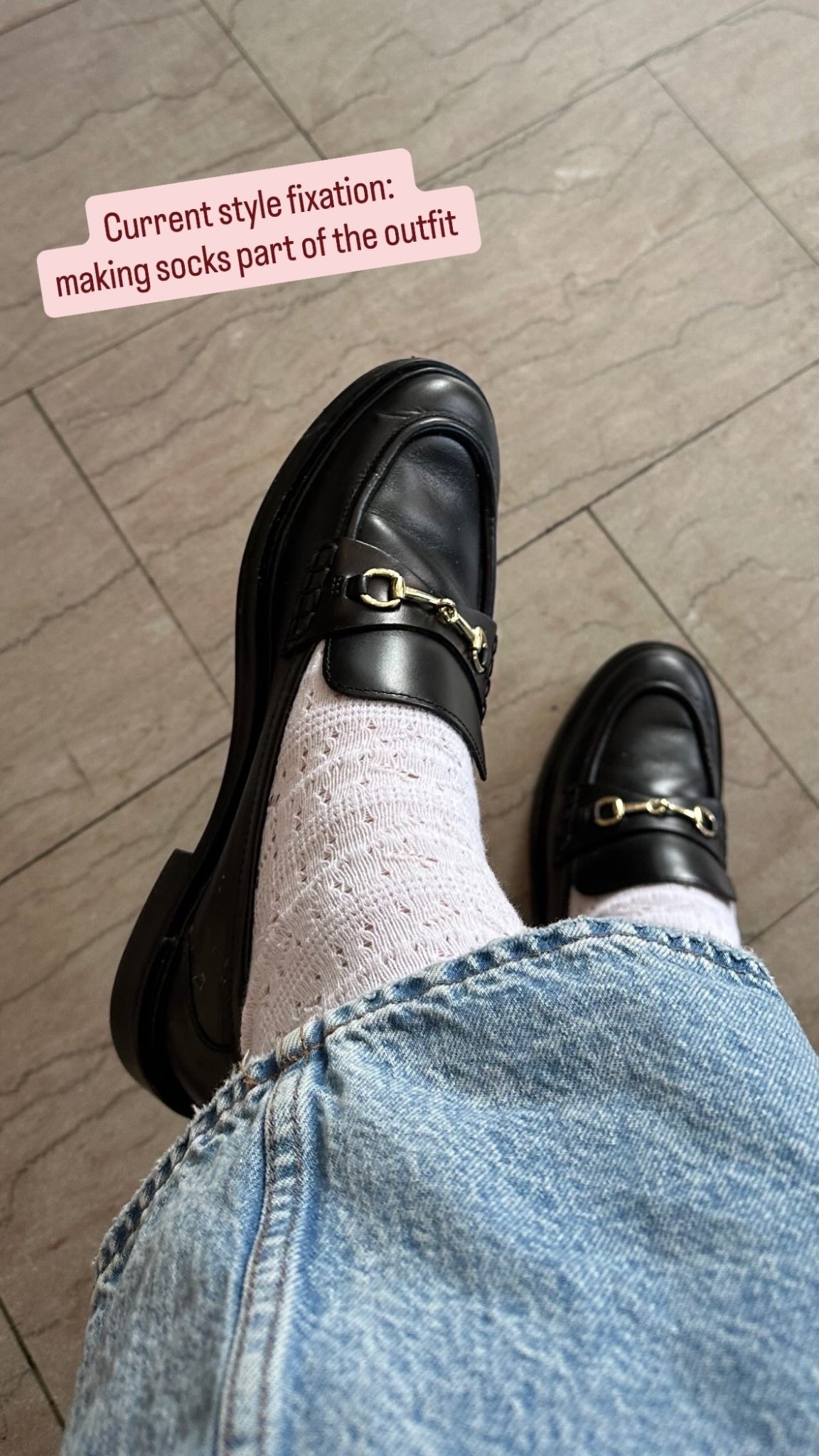 no longer hiding my socks 