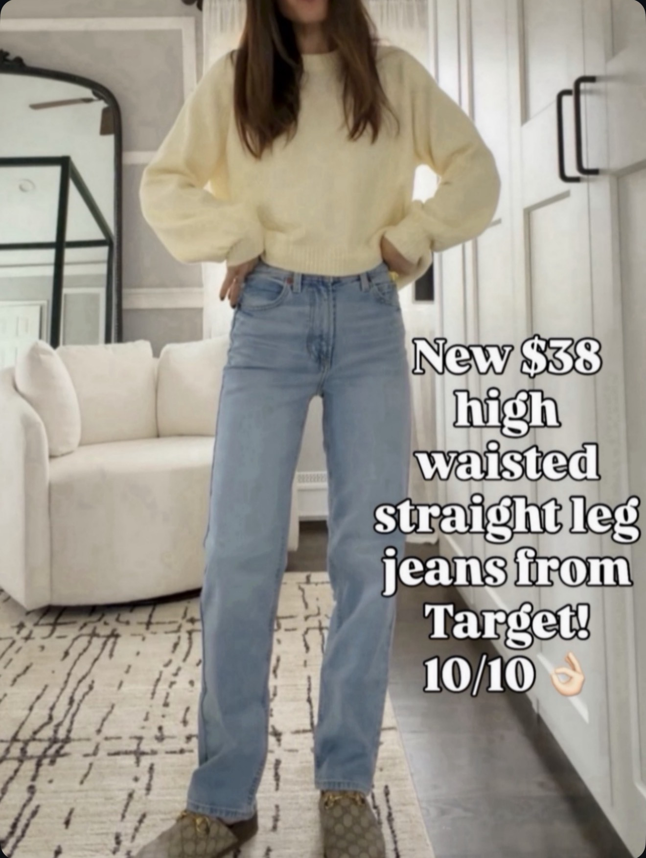 These $38 Target straight leg jeans are a total steal and fit SO good 😮‍💨🔗⬇️

#LTKmomlife #LTKSeasonal #LTKOver40