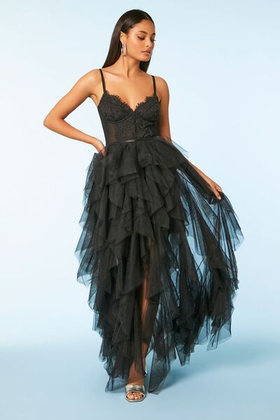Lace Mini Dress & Tulle Maxi Skirt Set | Forever 21 | Forever 21 (US)